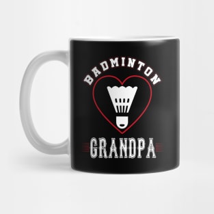 Grandpa Badminton Team Family Matching Gifts Funny Sports Lover Player Mug